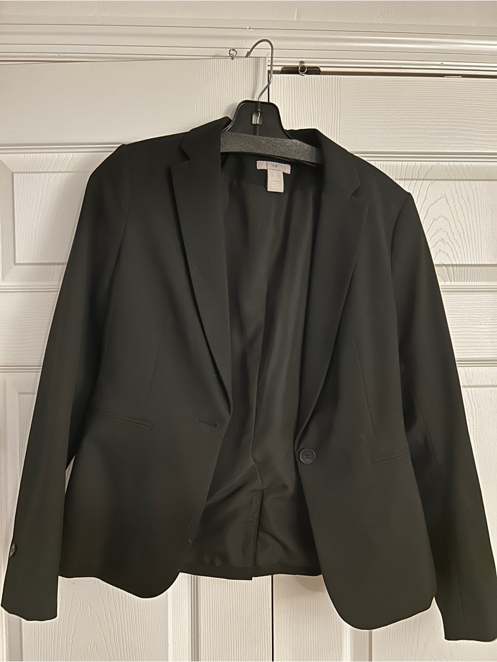 H&M Black Single-Button Women's Blazer